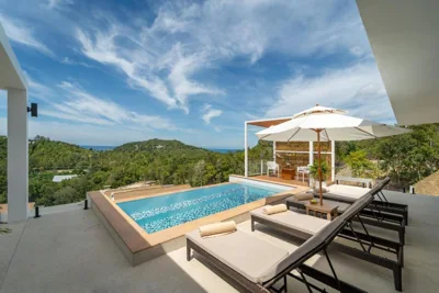 Villa de tres dormitorios con vistas al mar — Pahili Pool Villas Koh Phangan